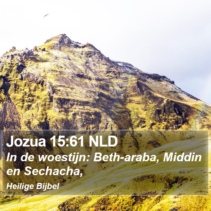 Jozua 15:61 NLD Bible Study