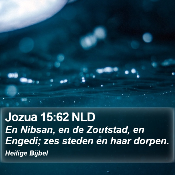 Jozua 15:62 NLD Bible Study