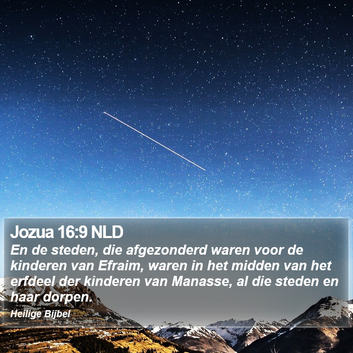 Jozua 16:9 NLD Bible Study