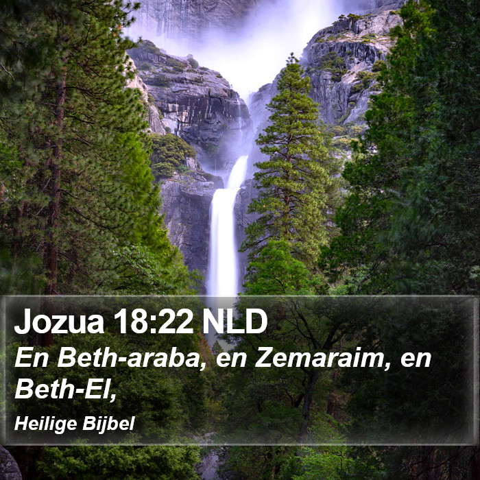 Jozua 18:22 NLD Bible Study