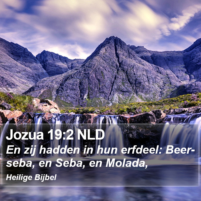 Jozua 19:2 NLD Bible Study