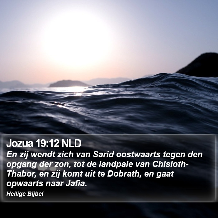 Jozua 19:12 NLD Bible Study
