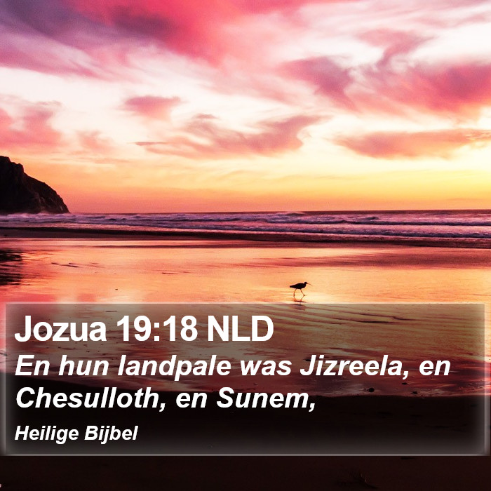 Jozua 19:18 NLD Bible Study