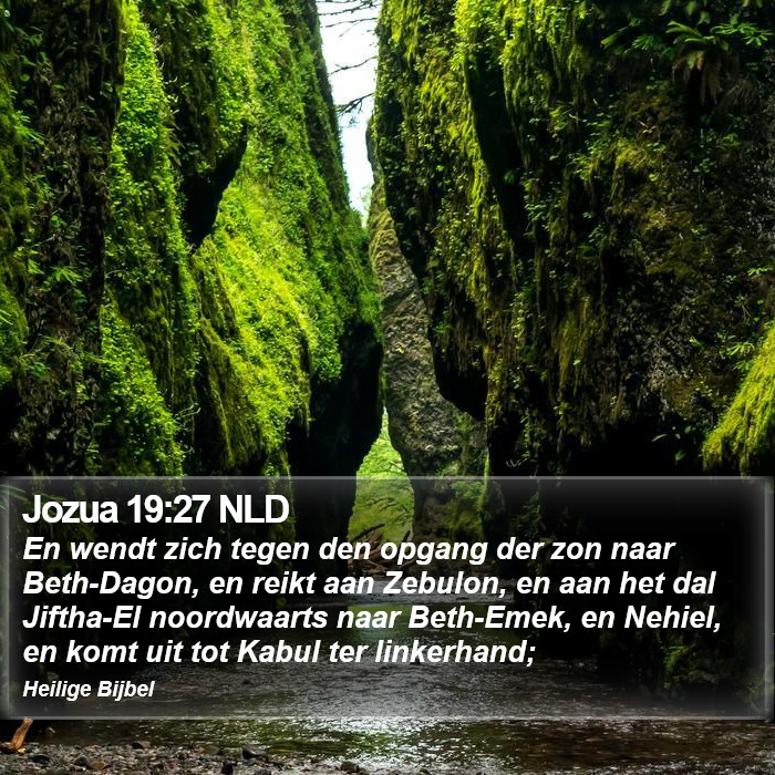 Jozua 19:27 NLD Bible Study