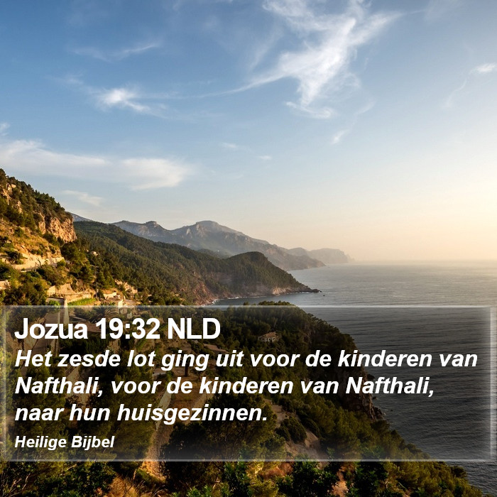 Jozua 19:32 NLD Bible Study