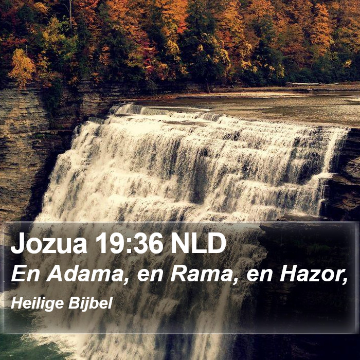 Jozua 19:36 NLD Bible Study