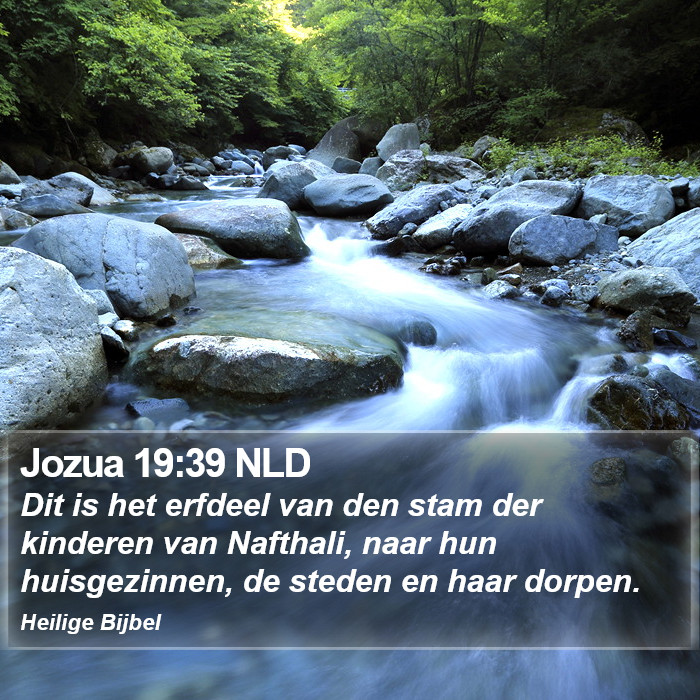 Jozua 19:39 NLD Bible Study