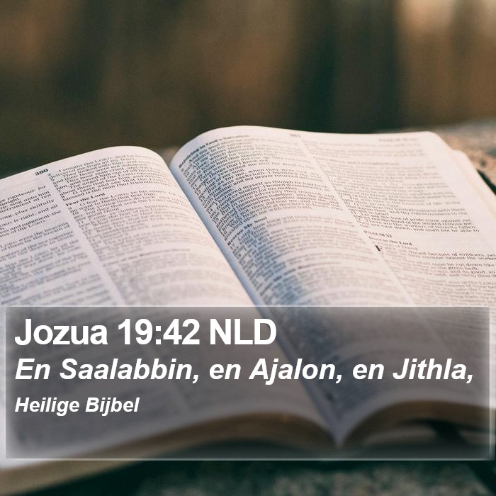 Jozua 19:42 NLD Bible Study