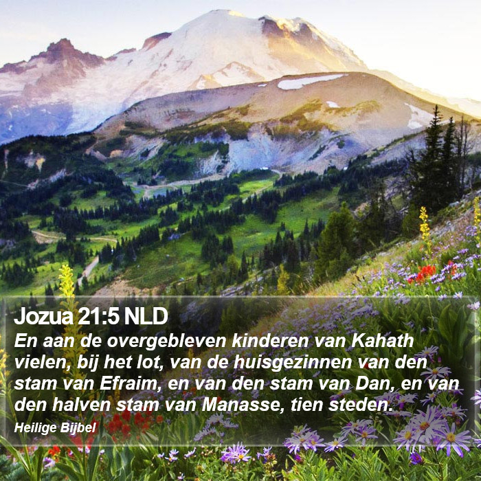 Jozua 21:5 NLD Bible Study