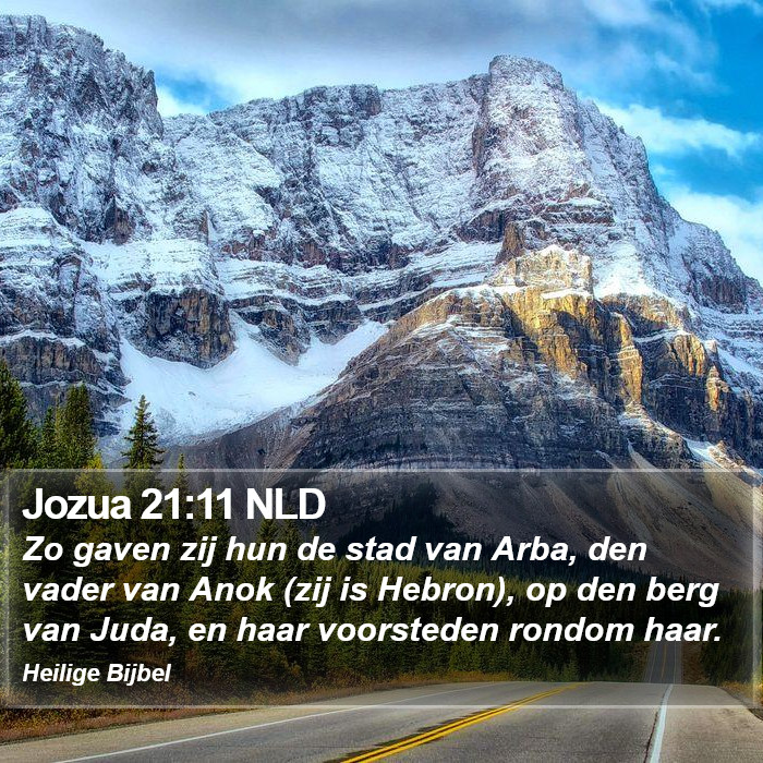 Jozua 21:11 NLD Bible Study