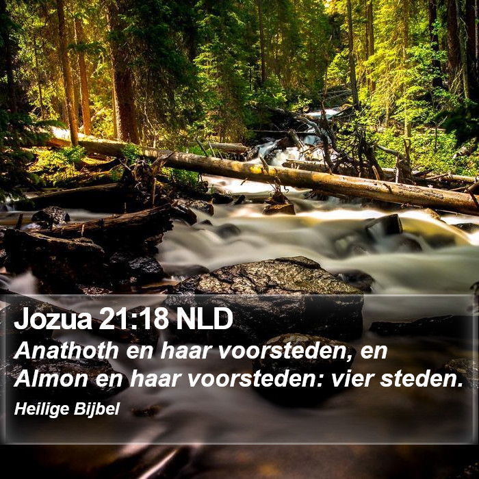 Jozua 21:18 NLD Bible Study