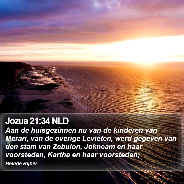 Jozua 21:34 NLD Bible Study