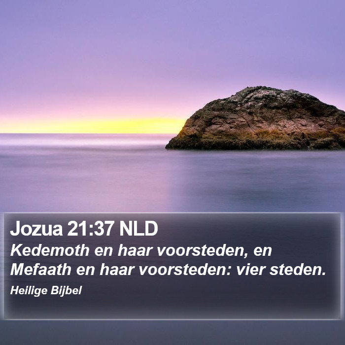 Jozua 21:37 NLD Bible Study