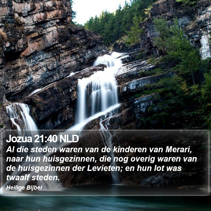 Jozua 21:40 NLD Bible Study