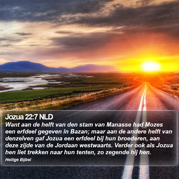 Jozua 22:7 NLD Bible Study