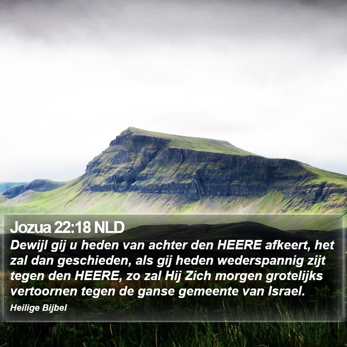 Jozua 22:18 NLD Bible Study