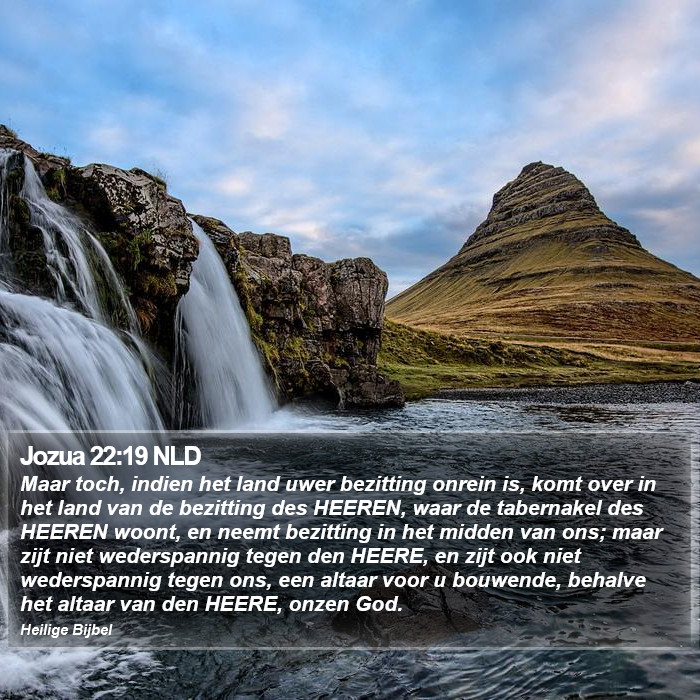 Jozua 22:19 NLD Bible Study