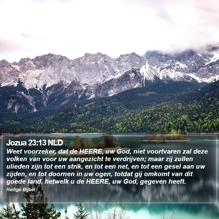 Jozua 23:13 NLD Bible Study