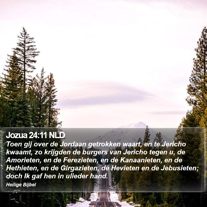 Jozua 24:11 NLD Bible Study