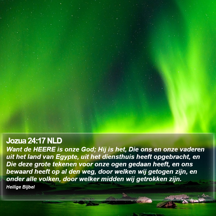 Jozua 24:17 NLD Bible Study