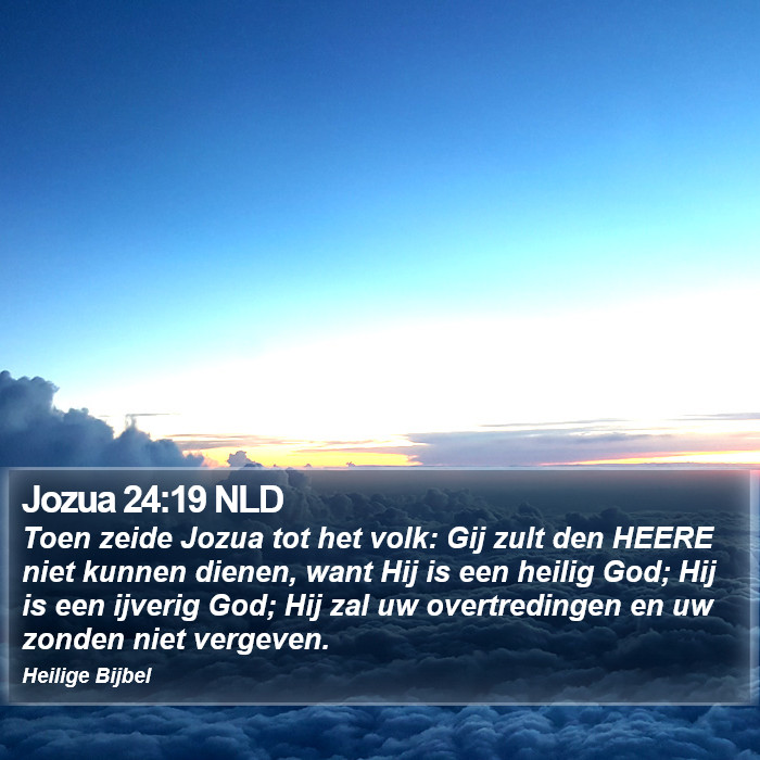Jozua 24:19 NLD Bible Study