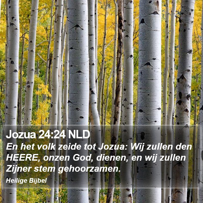 Jozua 24:24 NLD Bible Study