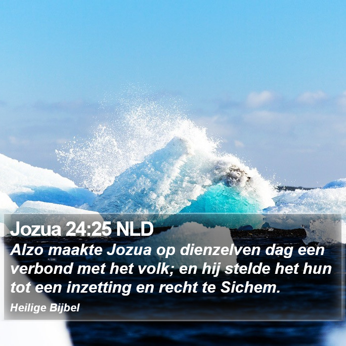 Jozua 24:25 NLD Bible Study
