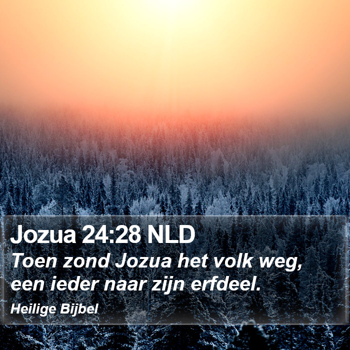 Jozua 24:28 NLD Bible Study