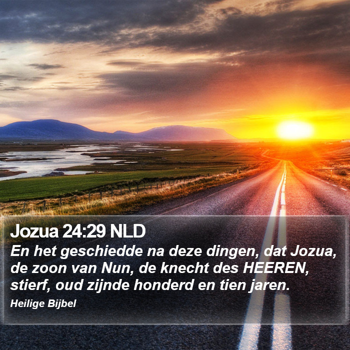 Jozua 24:29 NLD Bible Study