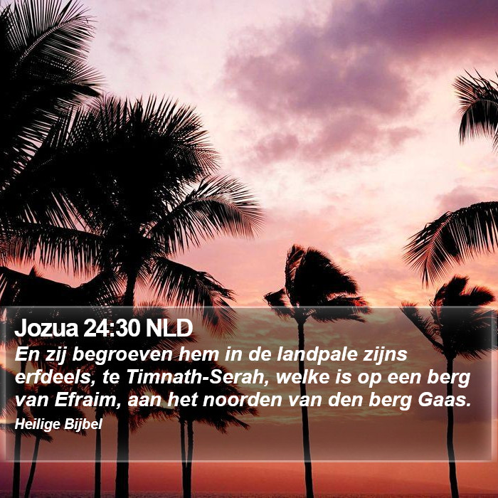 Jozua 24:30 NLD Bible Study