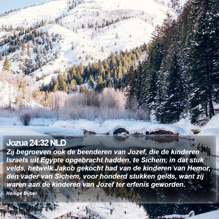 Jozua 24:32 NLD Bible Study