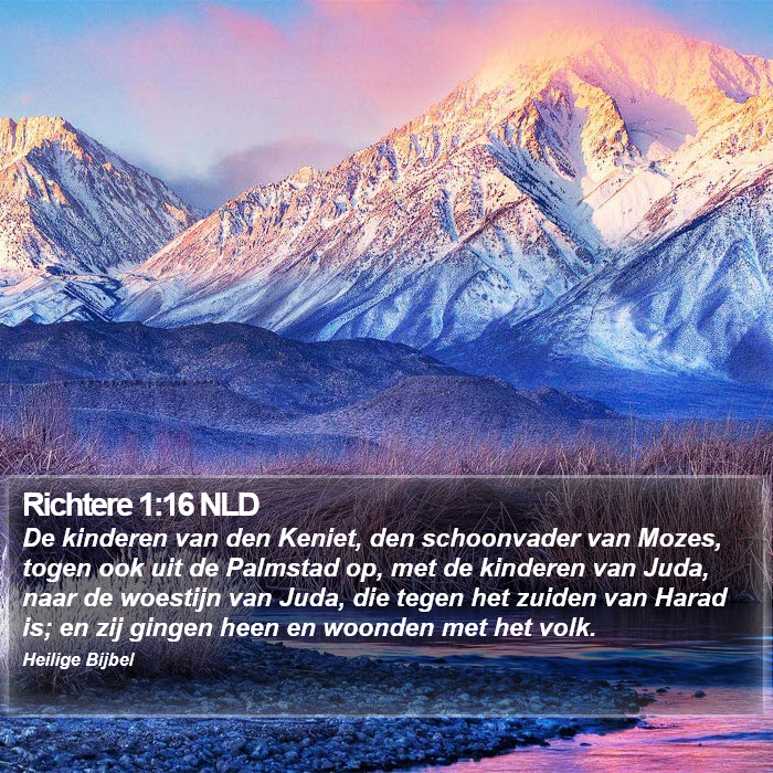 Richtere 1:16 NLD Bible Study