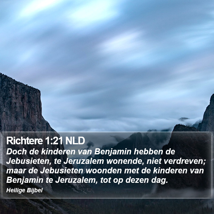 Richtere 1:21 NLD Bible Study