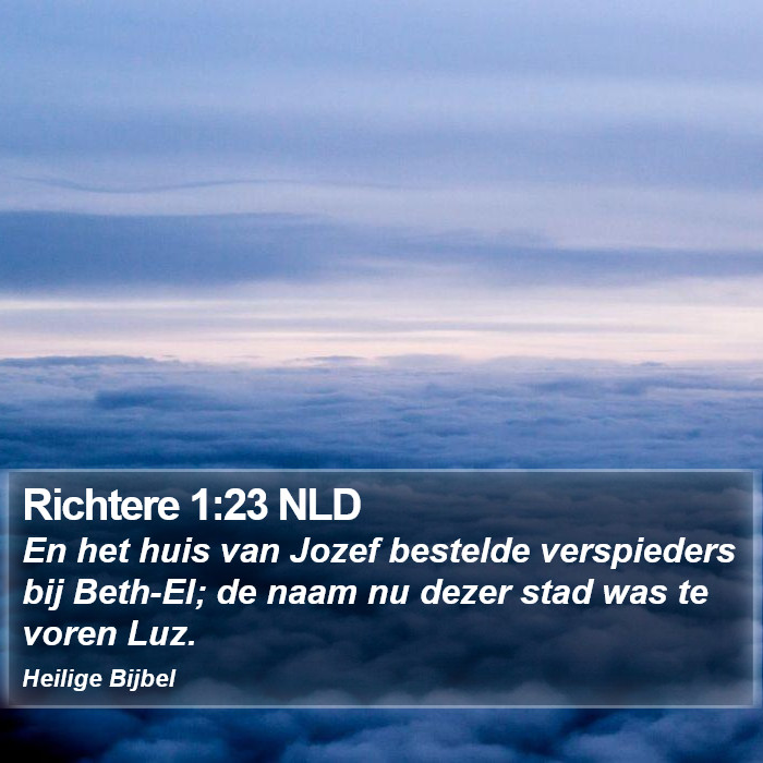 Richtere 1:23 NLD Bible Study