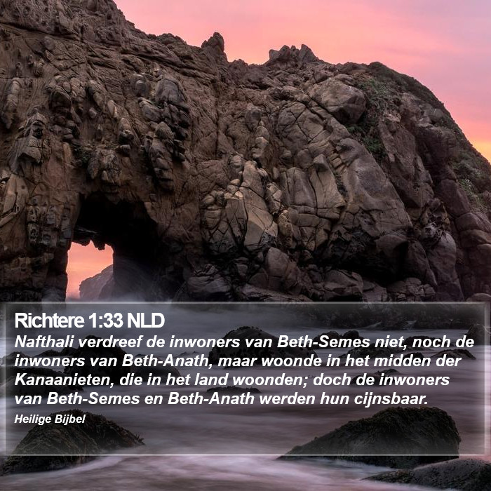 Richtere 1:33 NLD Bible Study