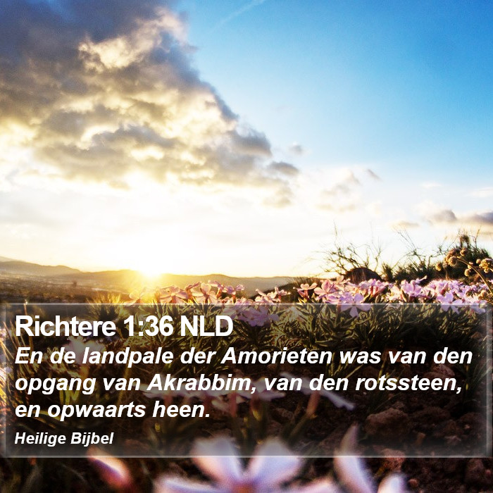 Richtere 1:36 NLD Bible Study