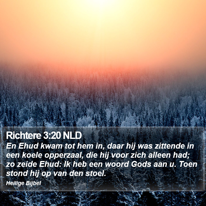 Richtere 3:20 NLD Bible Study