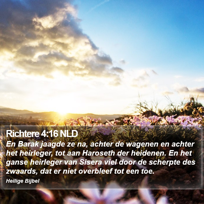 Richtere 4:16 NLD Bible Study