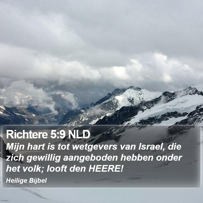 Richtere 5:9 NLD Bible Study