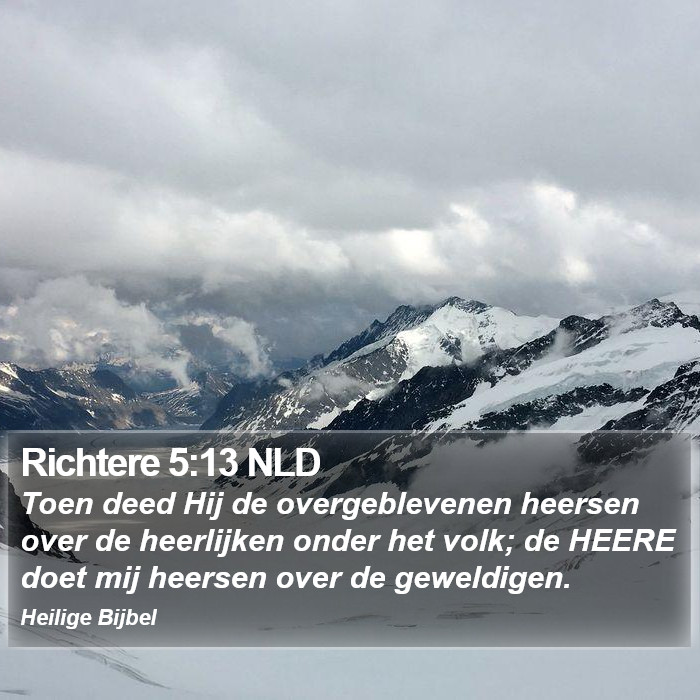 Richtere 5:13 NLD Bible Study