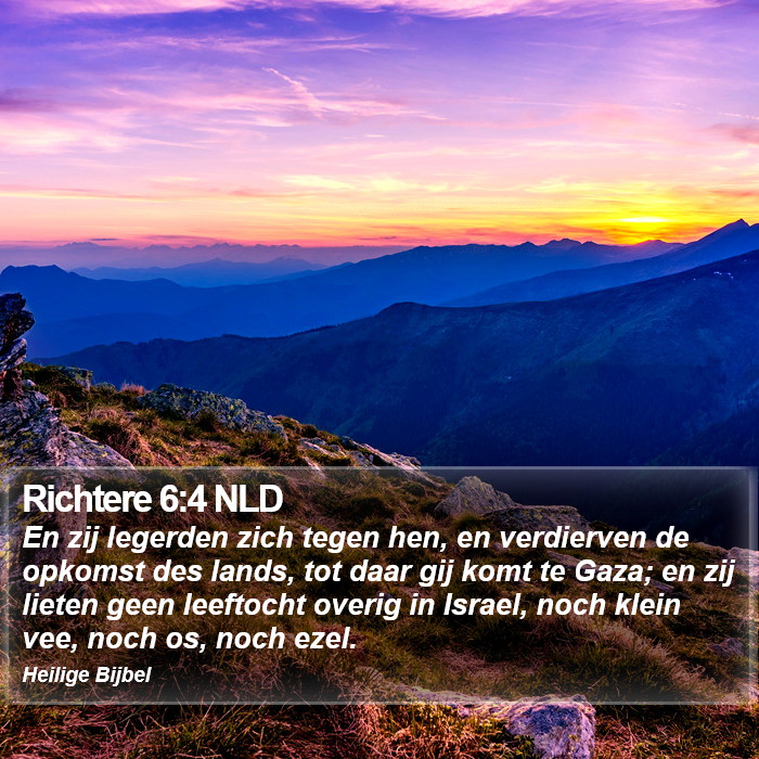 Richtere 6:4 NLD Bible Study