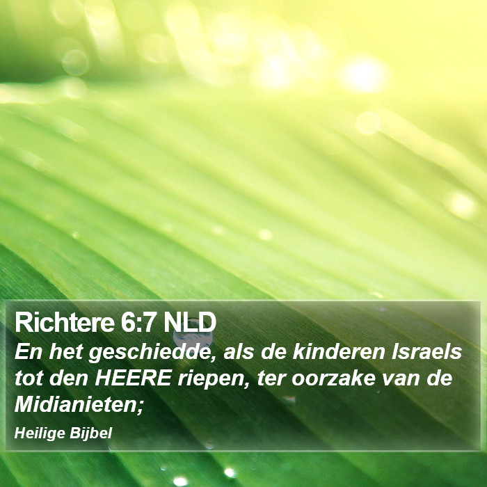 Richtere 6:7 NLD Bible Study