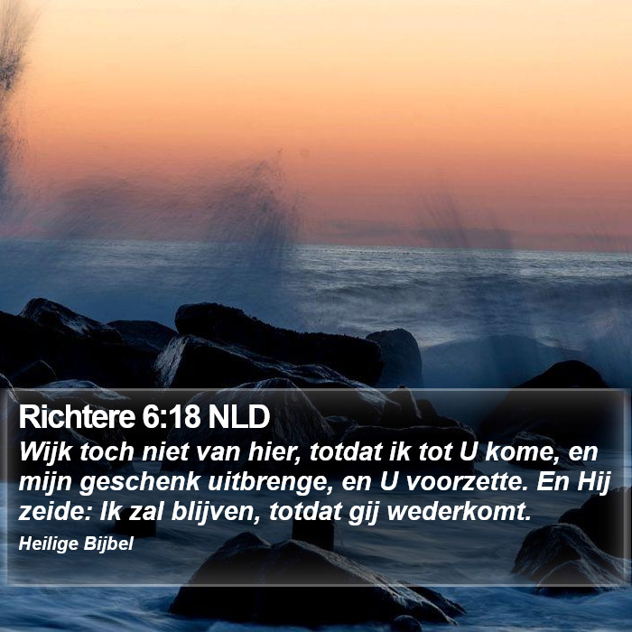 Richtere 6:18 NLD Bible Study