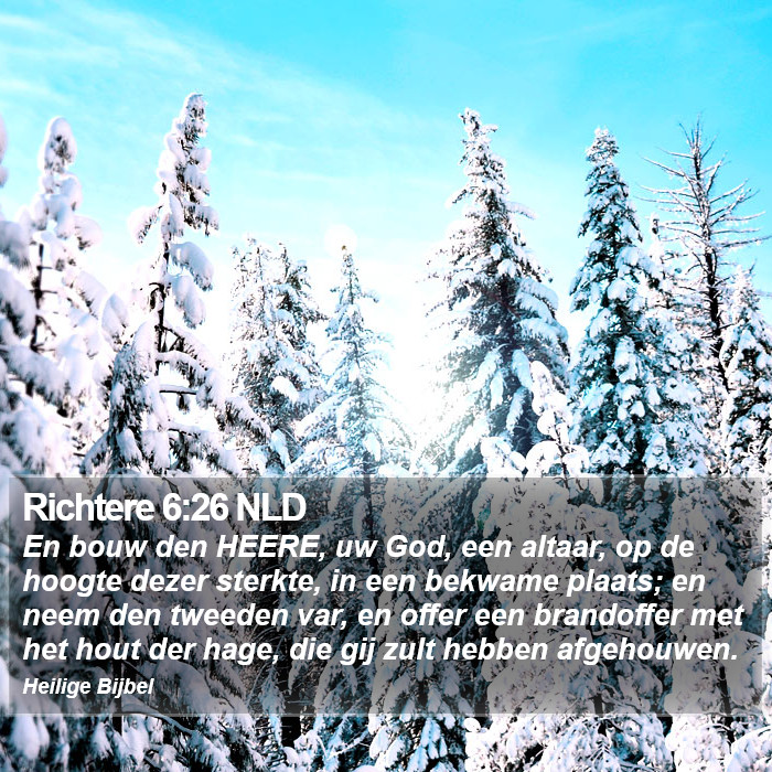 Richtere 6:26 NLD Bible Study