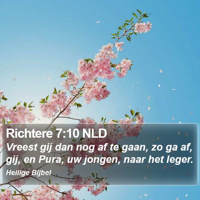Richtere 7:10 NLD Bible Study