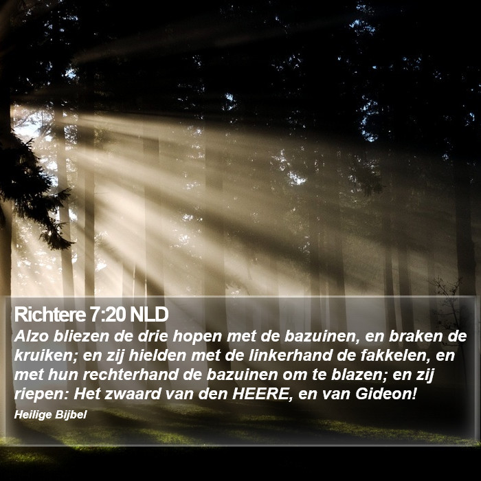 Richtere 7:20 NLD Bible Study