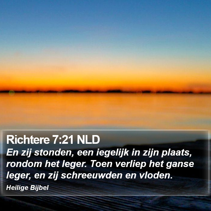 Richtere 7:21 NLD Bible Study