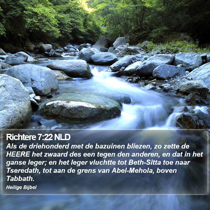 Richtere 7:22 NLD Bible Study