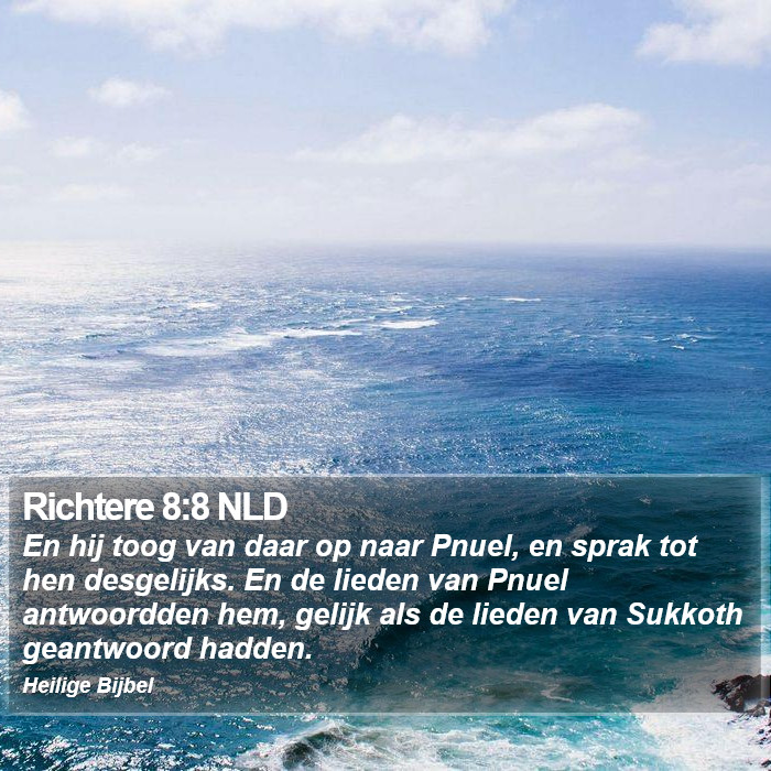 Richtere 8:8 NLD Bible Study