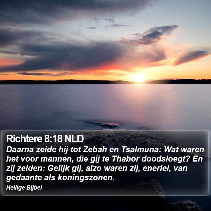 Richtere 8:18 NLD Bible Study